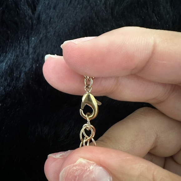 Layered blue necklace - Picture 5 of 6